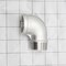 Thrifco Plumbing 1-1/2 90 Street Elbow Stainless Steel, Bulk 8917045 - alternate 3